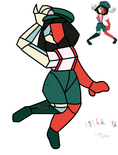 stained glass concept of ENA from ENA dream BBQ