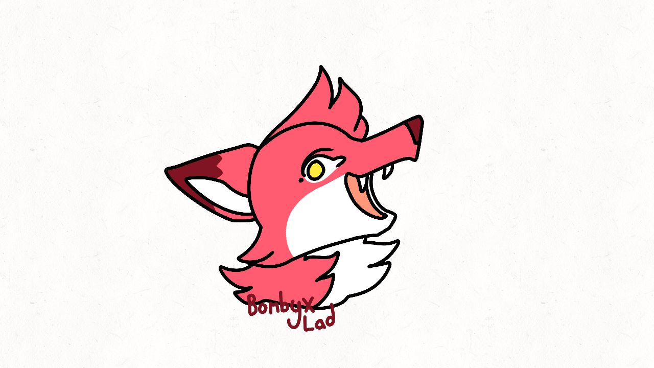 Yapping fox animated bust