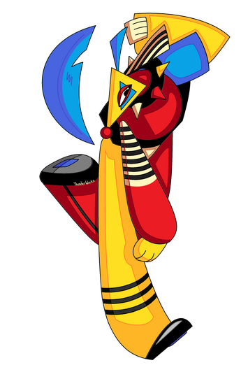 geometric dog drawn in MS Paint